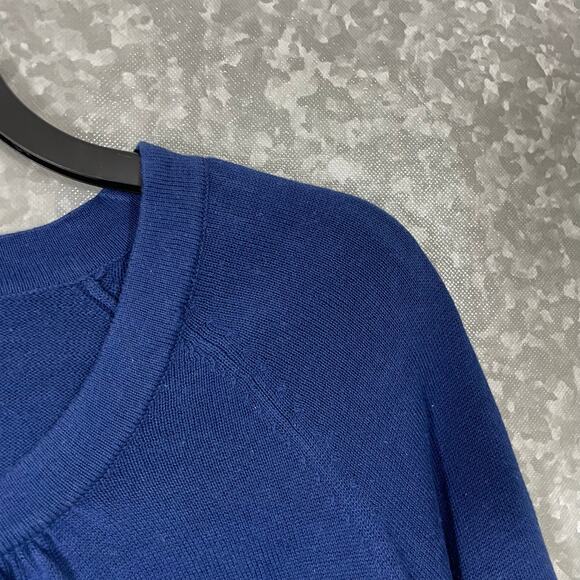 Woman Within NWT Blue Retro Swing Knit Cardigan Sweater - Size 18/20 - Plus Size - Picture 2 of 7